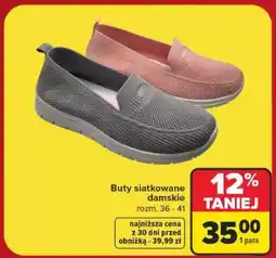 Carrefour Buty siatkowane damskie oferta