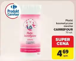 Carrefour Płatki kosmetyczne owalne oferta