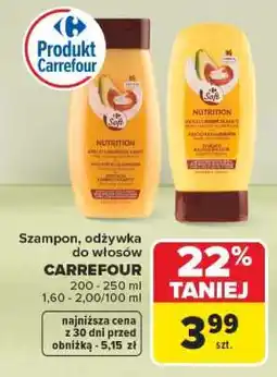 Carrefour Szampon odżywka do włosów oferta