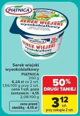 Carrefour Serek wiejski wysokobiałkowy oferta