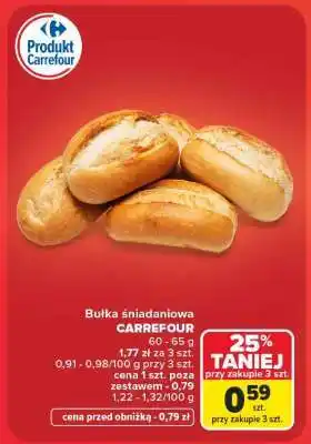 Carrefour Bułka śniadaniowa oferta