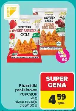 Carrefour Piramidki proteinowe POPCROP oferta
