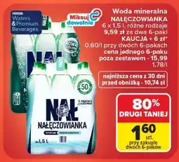 Carrefour Woda mineralna NAŁĘCZOWIANKA oferta