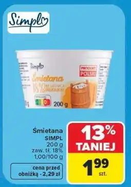 Carrefour Śmietana oferta