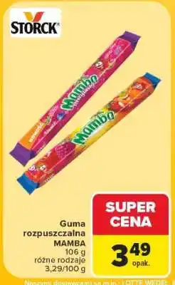 Carrefour Guma rozpuszczalna Mamba oferta