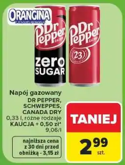 Carrefour Napój gazowany oferta