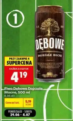 Biedronka Piwo Dębowe Dojrzałe Mocne, 500 ml oferta