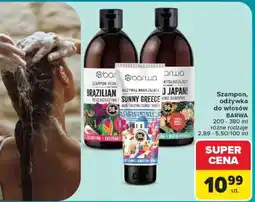 Carrefour Szampon, odżywka do włosów BARWA oferta