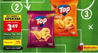Biedronka Chipsy Top, 150 g oferta