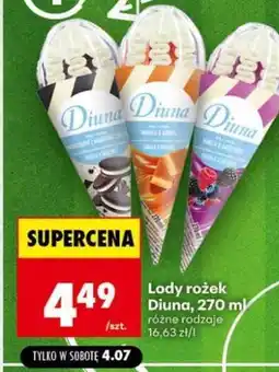 Biedronka Lody rożek Diuna, 270 ml oferta