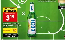 Biedronka Piwo Lech Free 0% yuzu-pomelo, 330 ml oferta