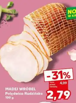 Kaufland MADEJ WRÓBEL Poledwica Rudzińska 100 g oferta