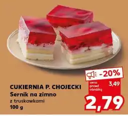 Kaufland Sernik na zimno z truskawkami oferta