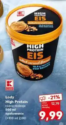 Kaufland Lody High Protein oferta