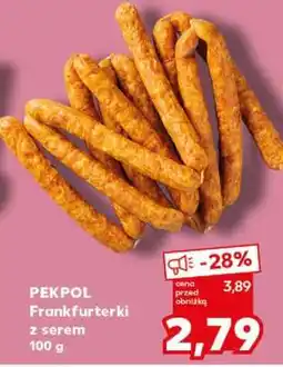 Kaufland PEKPOL Frankfurterki z serem 100 g oferta