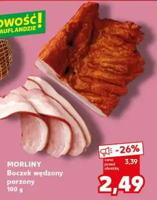Kaufland MORLINY Boczek wędzony parzony 100 g oferta