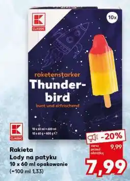 Kaufland Rakieta Lody na patyku oferta