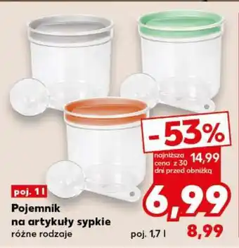 Kaufland Pojemnik na artykuły sypkie oferta