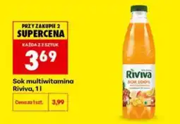 Biedronka Sok multiwitamina Riviva, 1l oferta