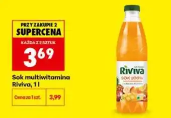Biedronka Sok multiwitamina Riviva, 1l oferta