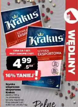 Netto Szynka wieprzowa eksportowa Krakus oferta