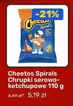 Biedronka Cheetos Spirals Chrupki serowo-ketchupowe 110 g oferta