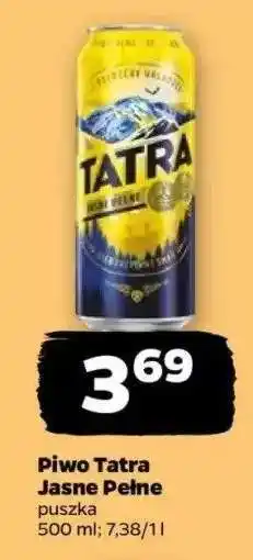Netto Piwo Tatra Jasne Pełne oferta