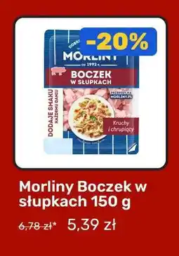 Biedronka Morliny Boczek w słupkach 150 g oferta