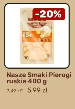 Biedronka Nasze Smaki Pierogi ruskie 400 g oferta
