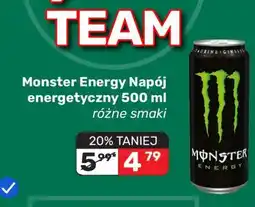 Biedronka Monster Energy Napój energetyczny 500 ml oferta