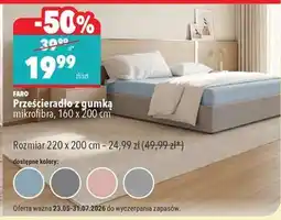 Biedronka Prześcieradło z gumką oferta