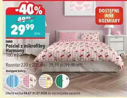 Biedronka Pościel z mikrofibry Harmony oferta