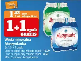 E.Leclerc Woda mineralna Muszynianka oferta