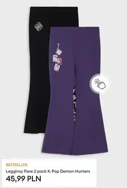 Sinsay Legginsy flare 2-pak K-Pop Demon Hunters oferta