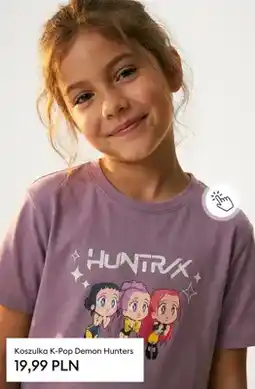 Sinsay Koszulka dziecięca K-Pop Demon Hunters oferta