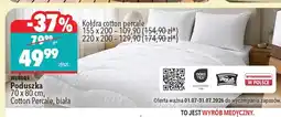 Biedronka Poduszka Wendre Cotton Percale biała 70x80 cm oferta