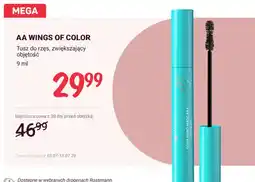 Rossmann Tusz do rzęs AA Wings Of Color Your Hero Mascara oferta