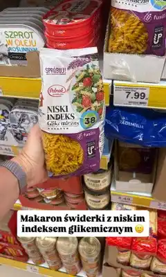 Dino Makaron świderki fusilli Niski Indeks Glikemiczny Polmak oferta