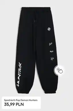 Sinsay Spodnie dresowe K-Pop Demon Hunters oferta