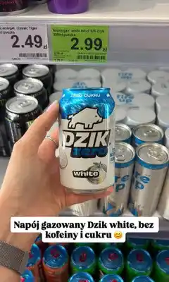 Dino Napój gazowany Dzik Zero White oferta
