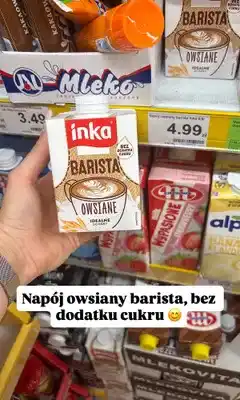 Dino Napój owsiany Inka Barista bez dodatku cukru oferta
