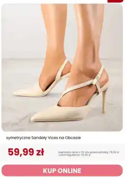 Renee Sandały na obcasie Vices symetryczne oferta