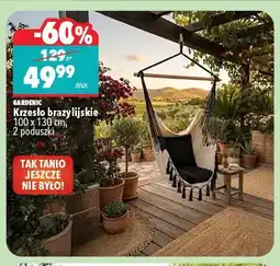 Biedronka Krzesło brazylijskie Gardenic z 2 poduszkami oferta