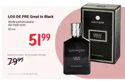 Rossmann Woda perfumowana dla mężczyzn Lou De Pre Great In Black oferta