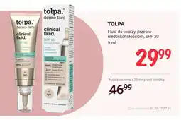 Rossmann Fluid do twarzy Tołpa dermo face clinical fluid SPF 30 oferta