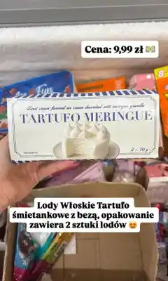 Dino Lody włoskie Tartufo śmietankowe z bezą oferta