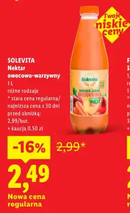 Lidl SOLEVITA Nektar owocowo-warzywny oferta