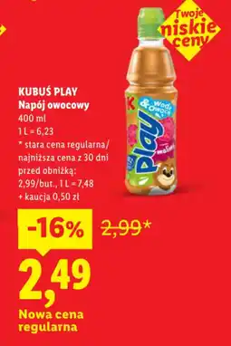 Lidl KUBUS PLAY Napój owocowy oferta