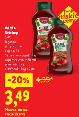 Lidl KANIA Ketchup oferta