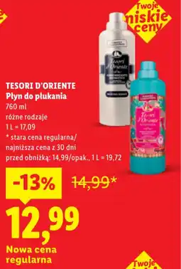 Lidl TESORI D'ORIENTE Płyn do płukania oferta